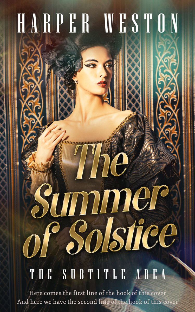 2D view of Tuatara #23983 - Premade Historical Book Cover