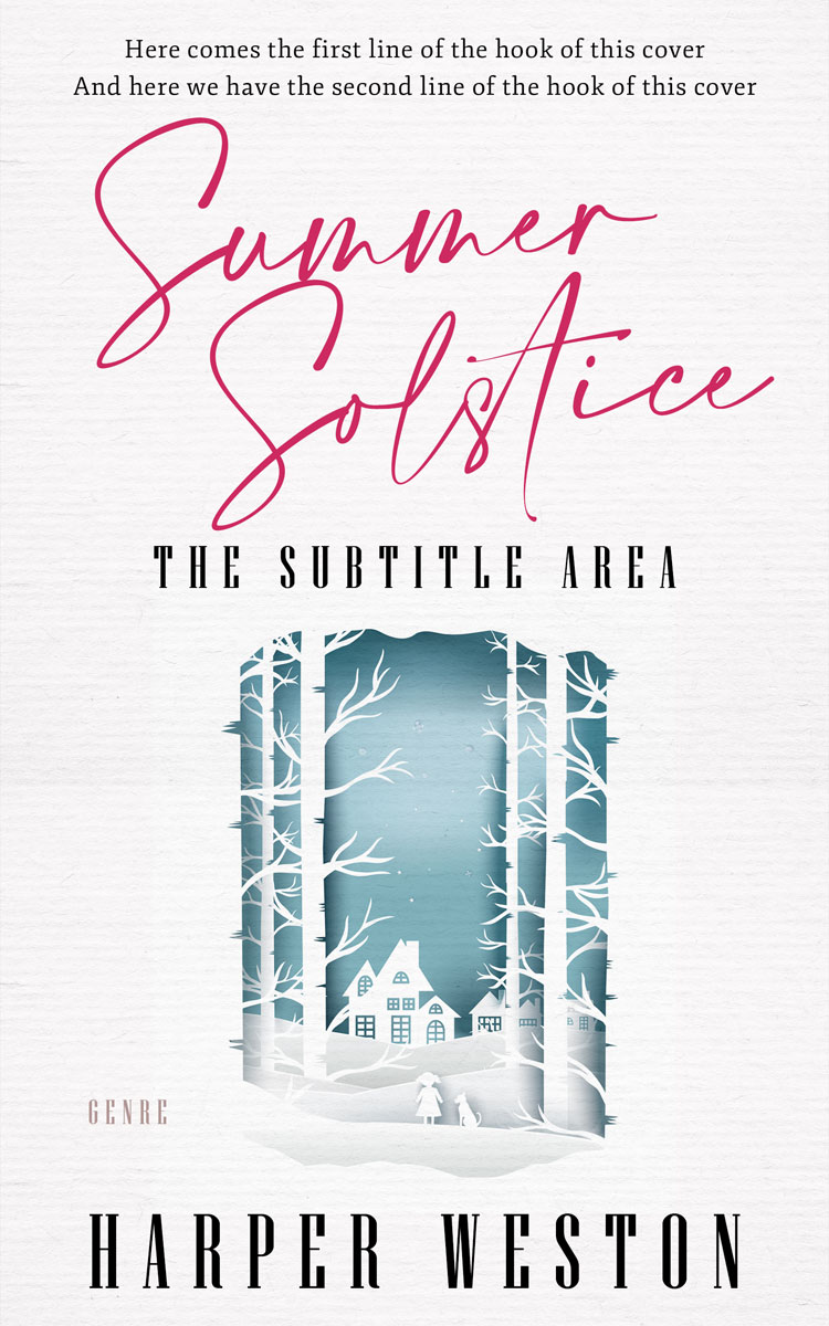 2D view of Premade Literary Fiction Book Cover - Wild Sand