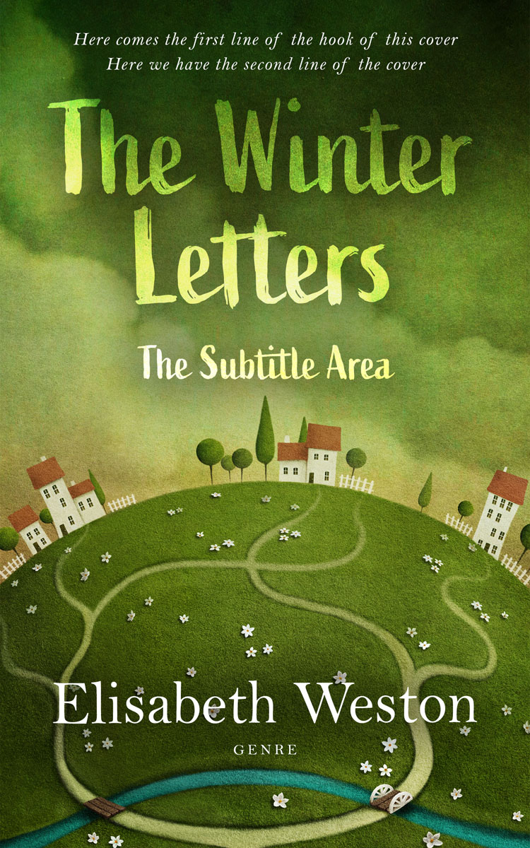 2D view of Fern Frond #24014 - Premade Fantasy Book Cover