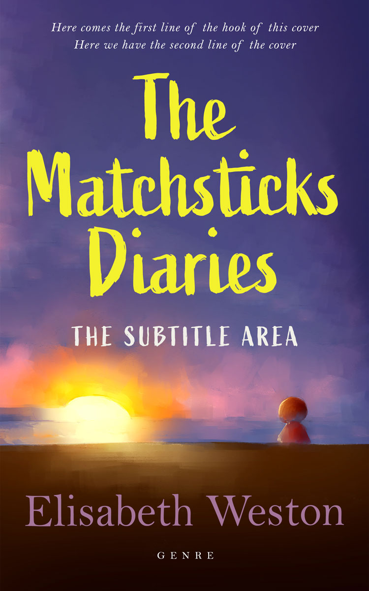 2D view of East Bay #24018 - Premade Abstract Book Cover