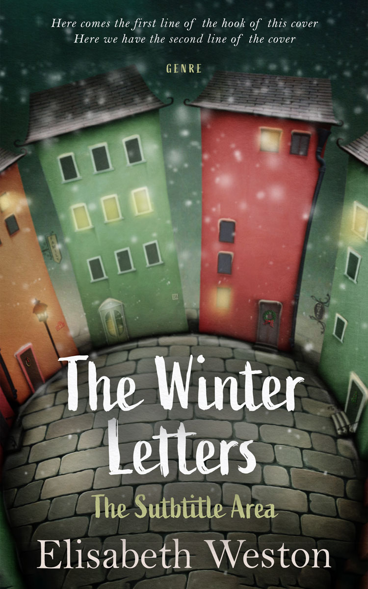 2D view of Premade Literary Fiction Book Cover - Lunar Green