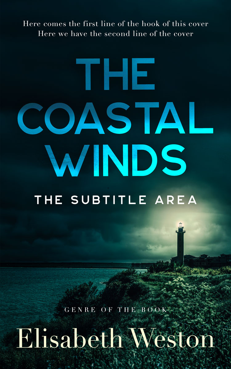 2D view of Premade Mystery & Thriller & Suspense Book Cover - Bottle Green