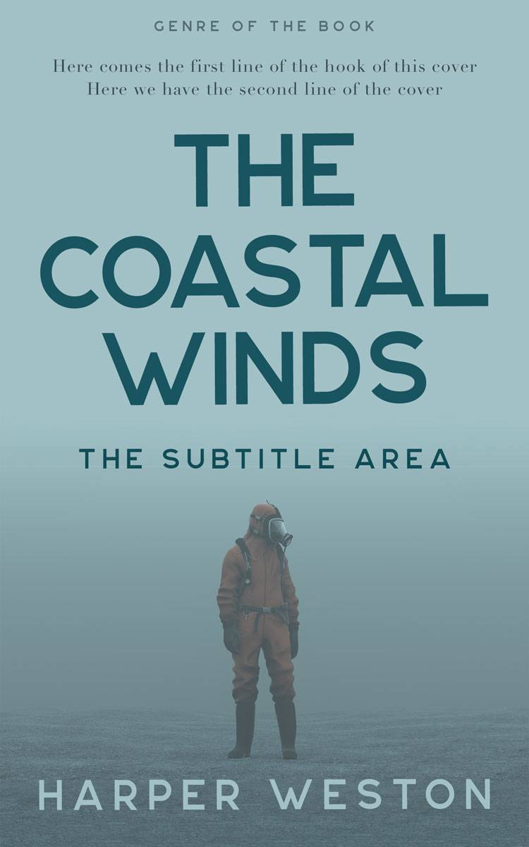 2D view of Gull Gray #24041 - Premade Apocalyptica Book Cover