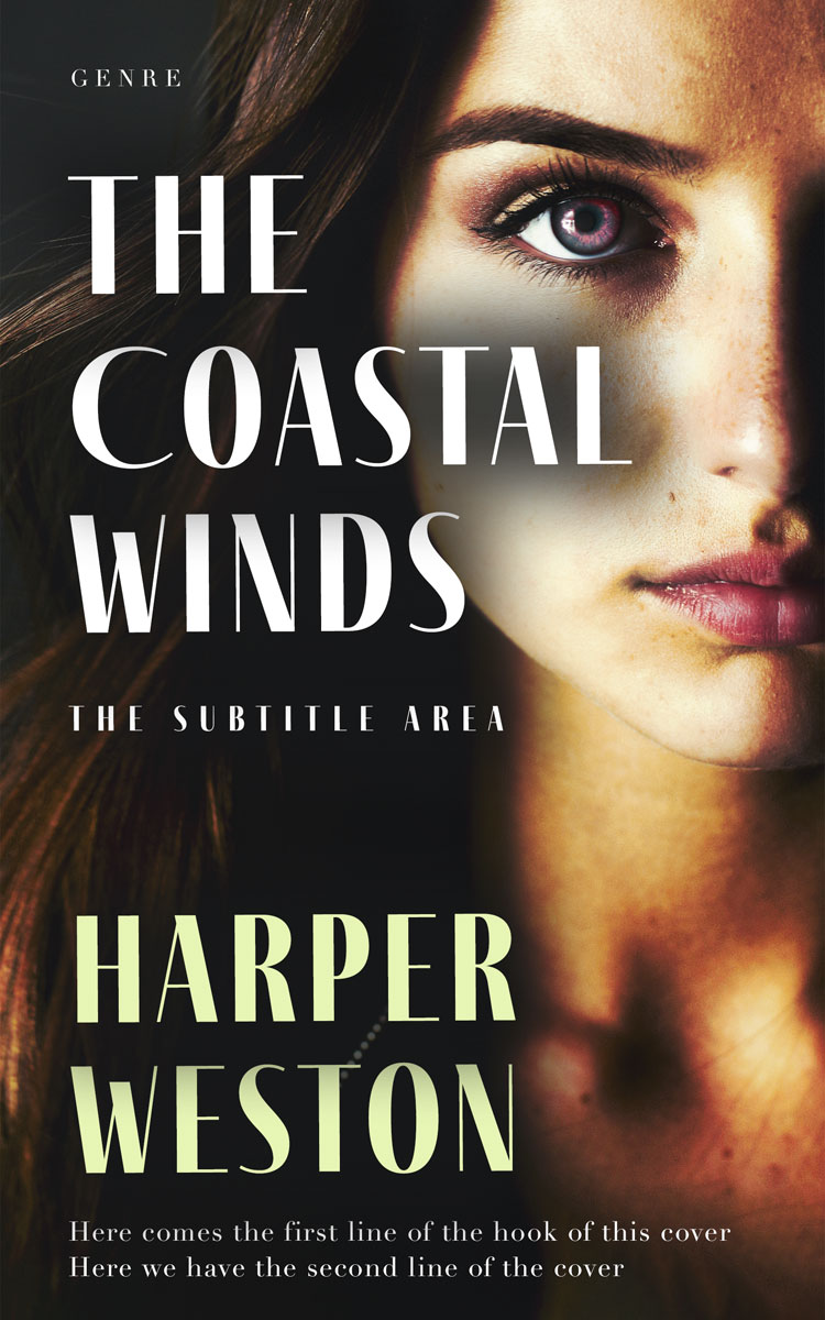 2D view of Tan #24047 - Premade Mystery & Thriller & Suspense Book Cover