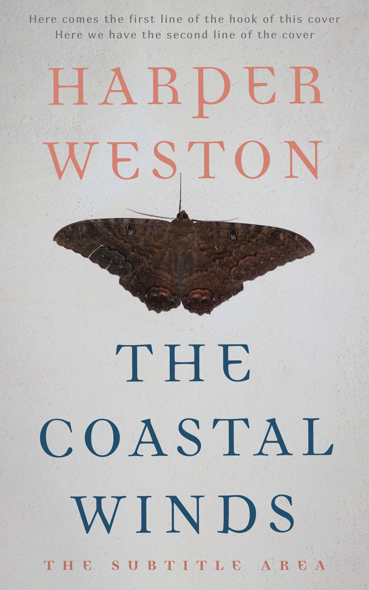 2D view of Quill Gray #24085 - Premade Science & Nature Book Cover