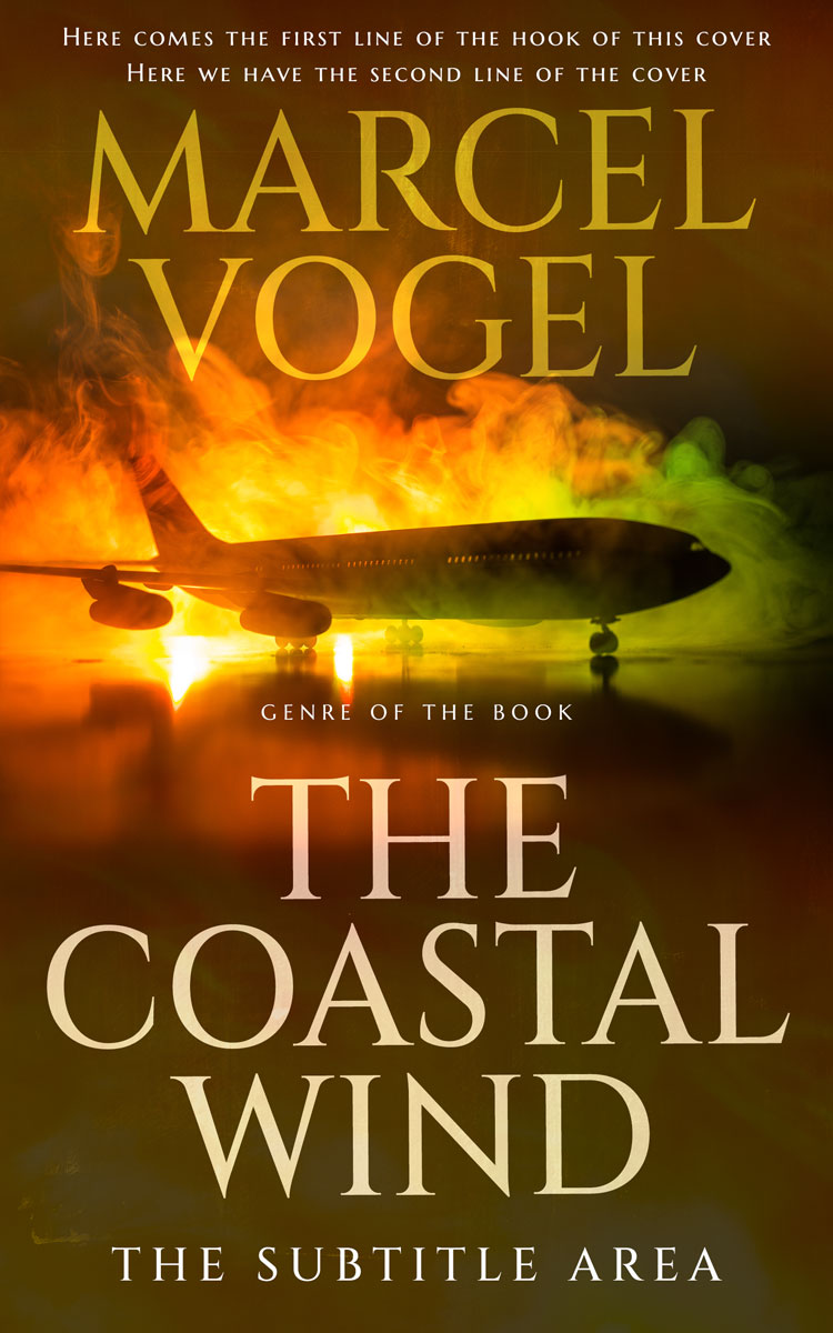 2D view of Premade Mystery & Thriller & Suspense Book Cover - Deep Bronze