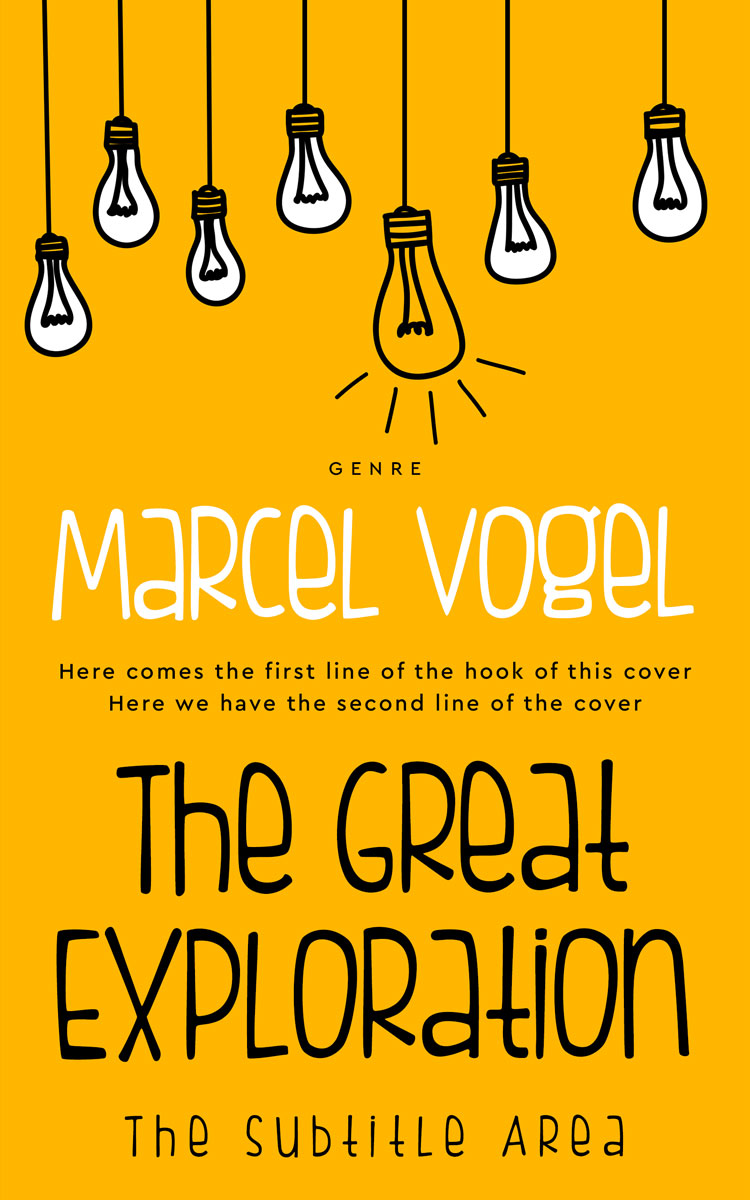 2D view of Selective Yellow #24115 - Premade Business Book Cover