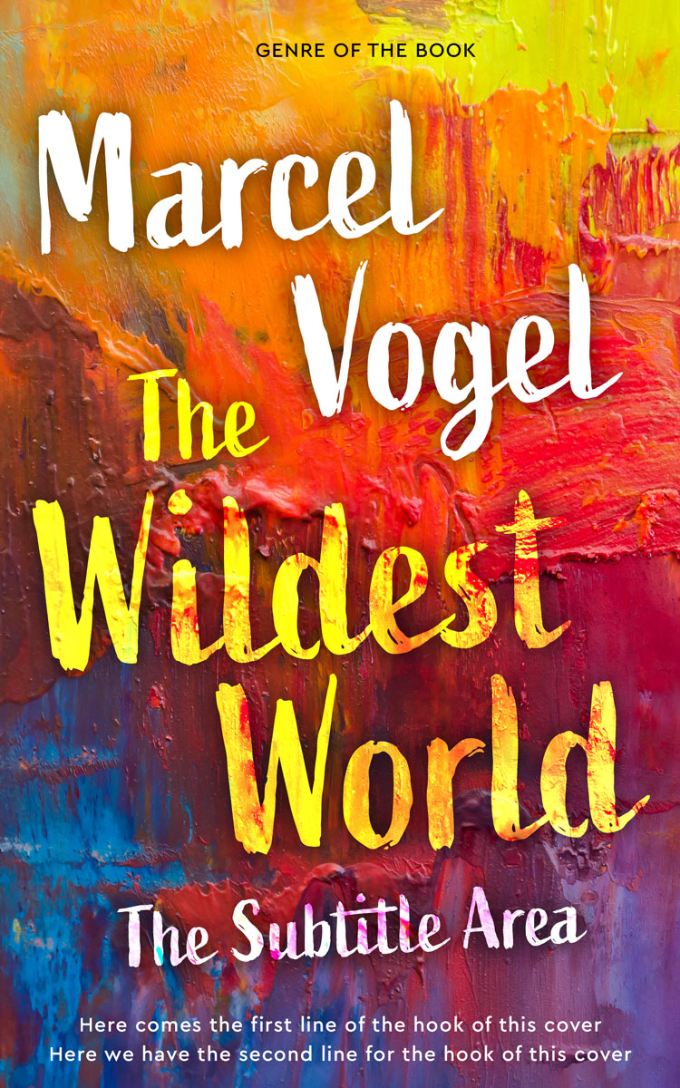 2D view of Piper #24151 - Premade Abstract Book Cover