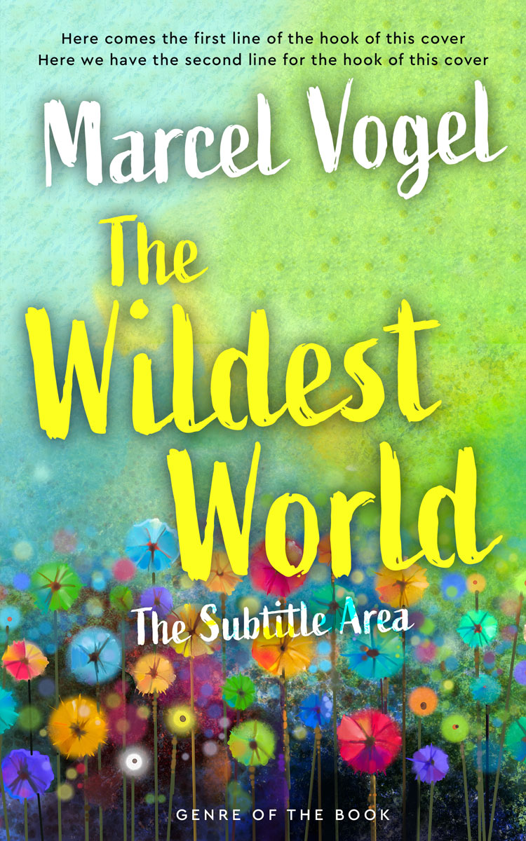 2D view of Olivine #24153 - Premade Abstract Book Cover