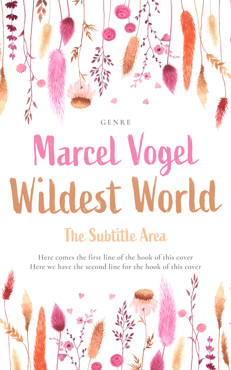 2D view of Beauty Bush #24162 - Premade Nature Book Cover