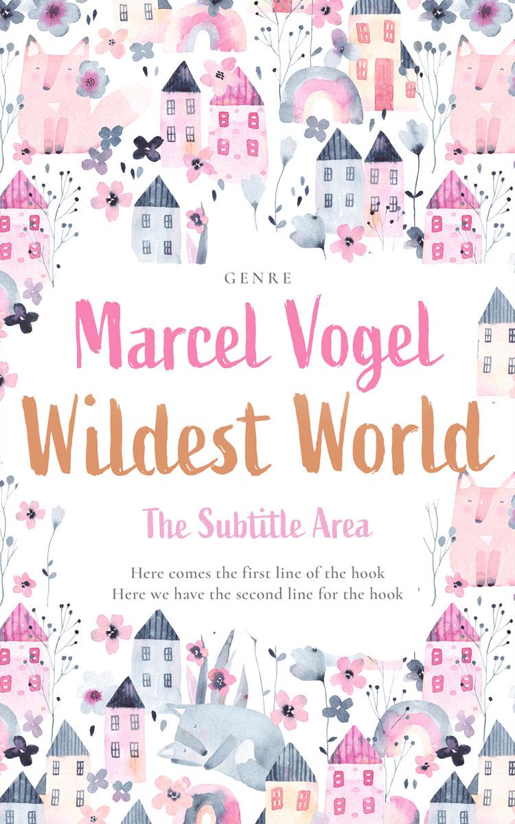 2D view of Premade Children's Book Cover - Prim