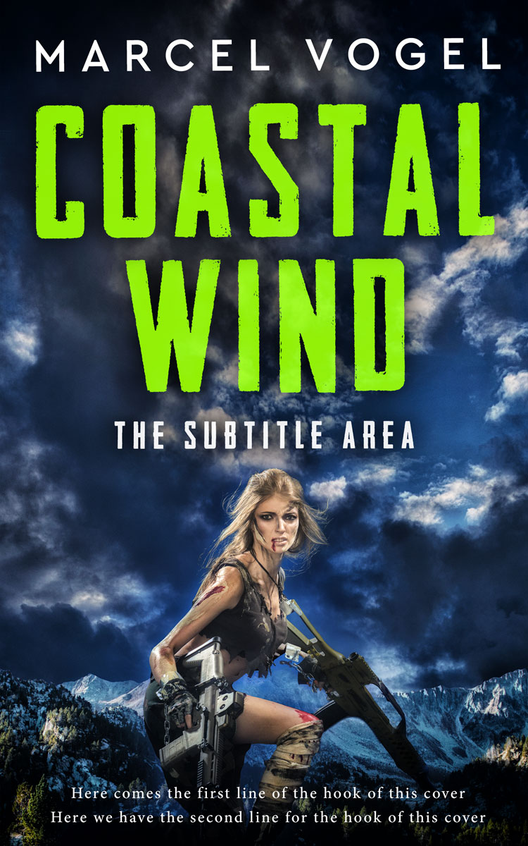 2D view of Premade Science Fiction Book Cover - Mirage