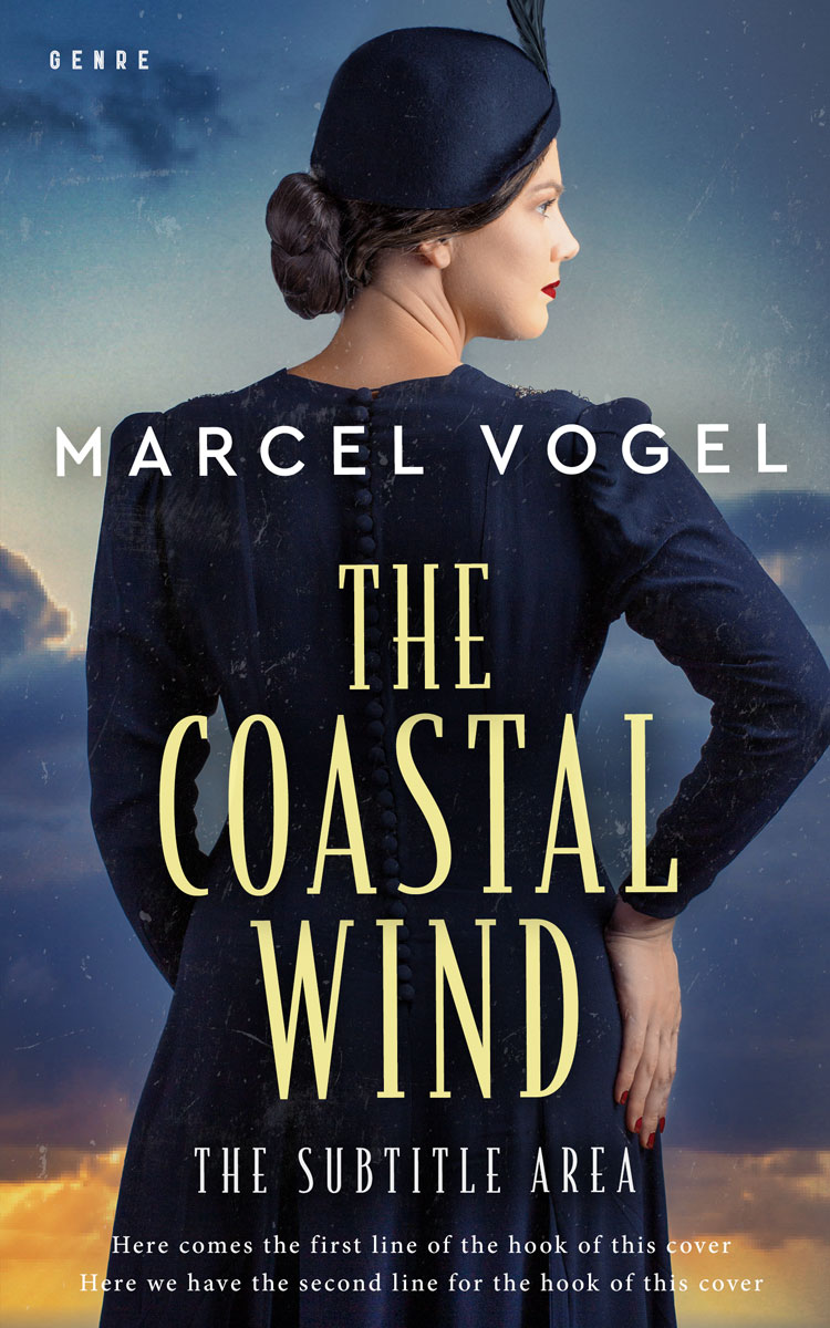 2D view of Premade Romance Book Cover - Ebony Clay