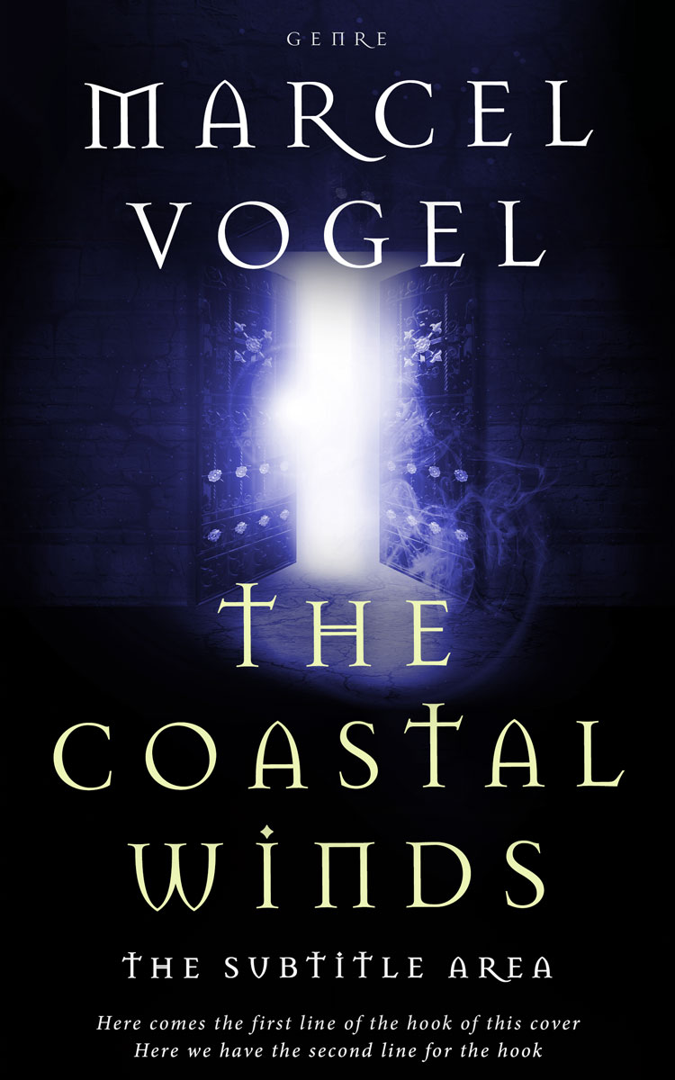 2D view of Premade Fantasy Book Cover - Ebony