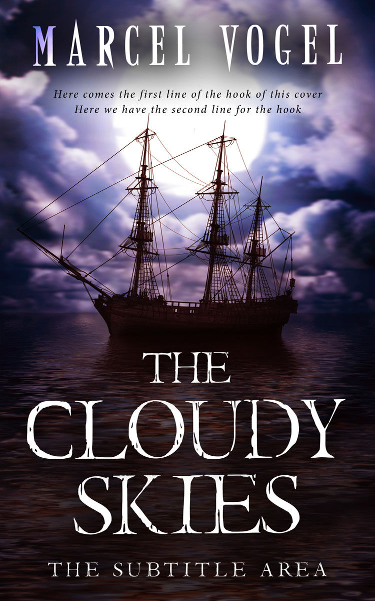 2D view of Thunder #24299 - Premade Historical Book Cover