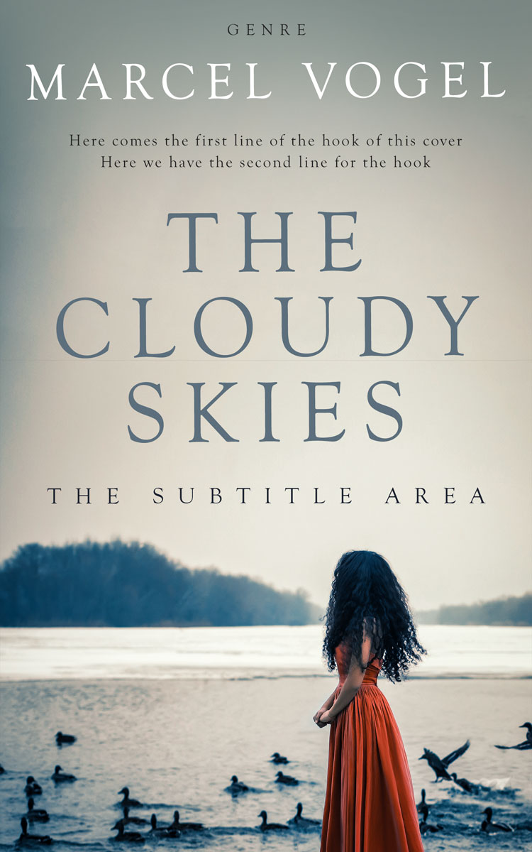 2D view of Mist Gray #24305 - Premade Fantasy Book Cover