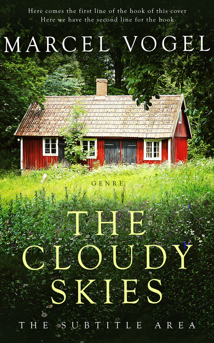 2D view of Winter Hazel #24309 - Premade Literary Fiction Book Cover