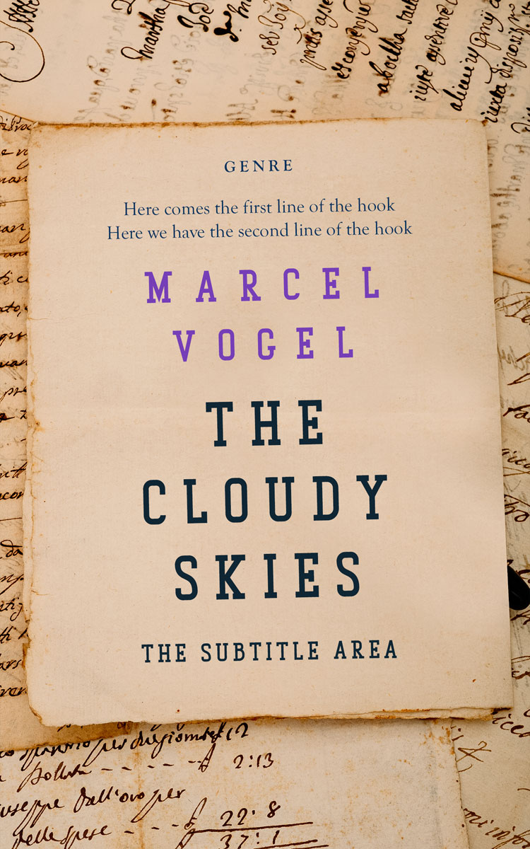 2D view of Cameo #24317 - Premade Abstract Book Cover