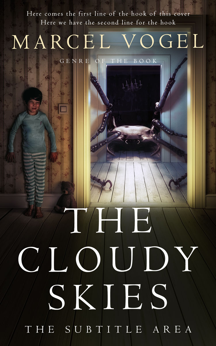 2D view of Premade Horror Book Cover - Zeus