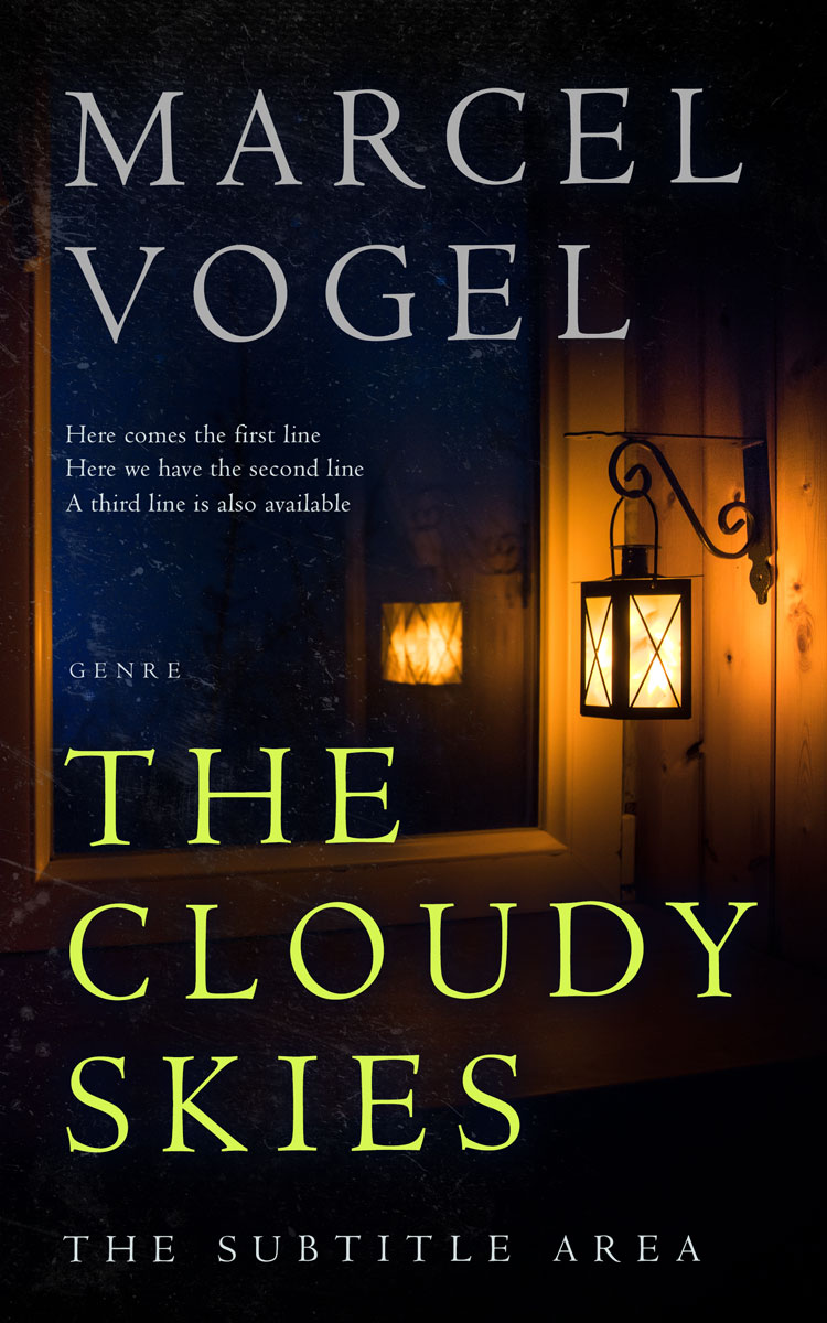 2D view of Cinder #24338 - Premade Horror Book Cover