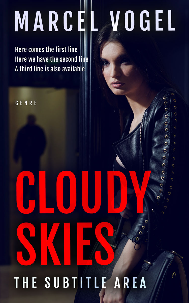 2D view of Ebony #24346 - Premade Chick Lit Book Cover