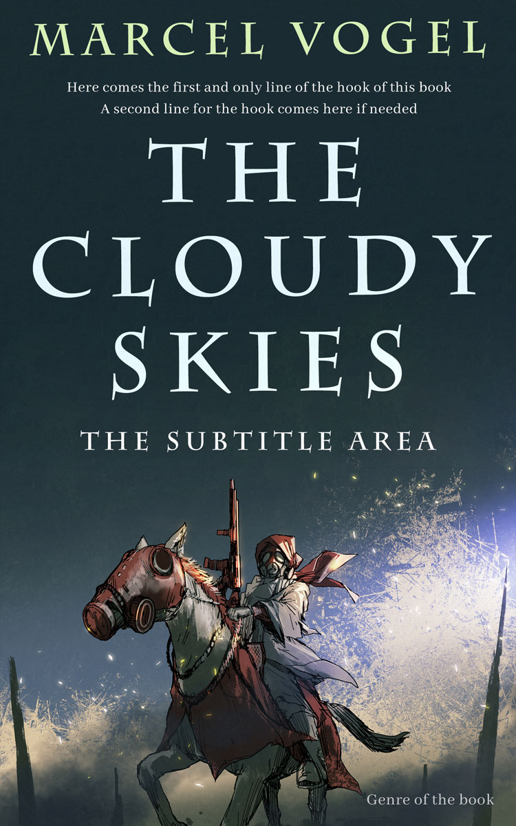 2D view of Outer Space #24356 - Premade Apocalyptica Book Cover