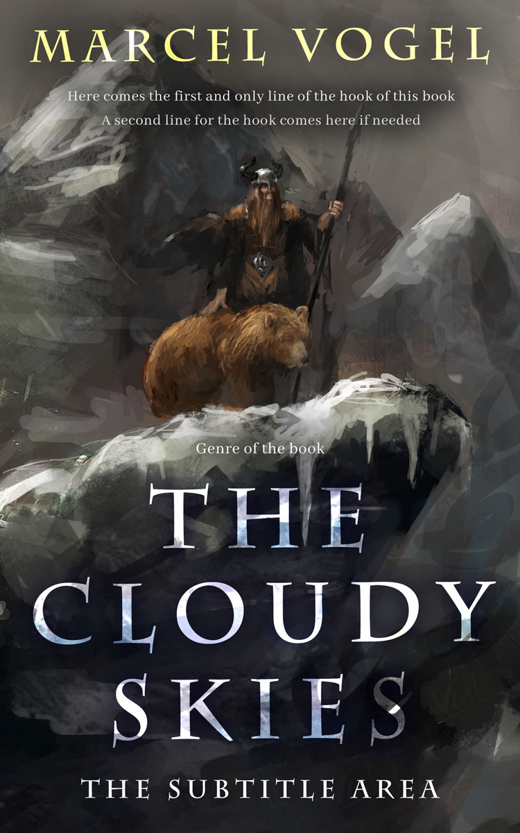 2D view of Mine Shaft #24360 - Premade Fantasy Book Cover