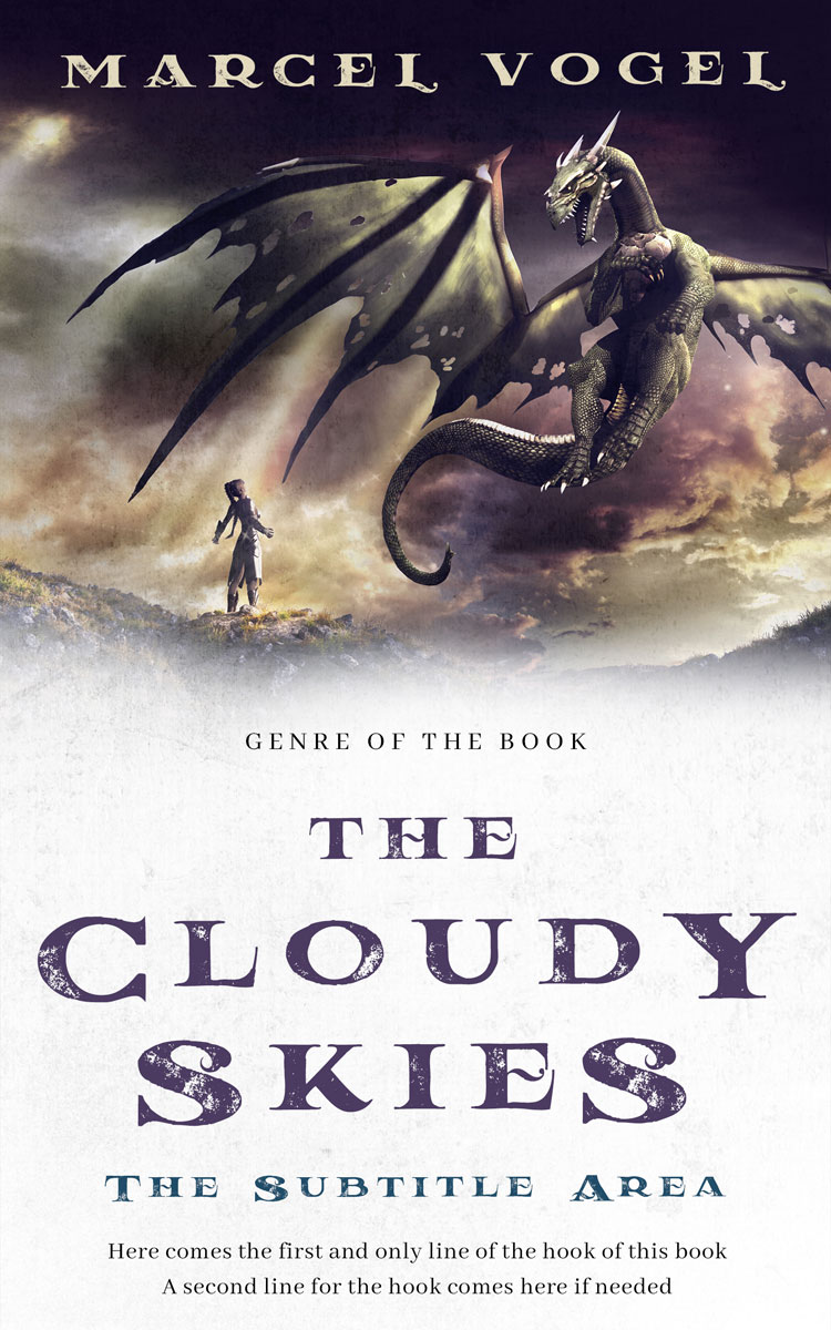 2D view of Bleached Cedar #24365 - Premade Fantasy Book Cover