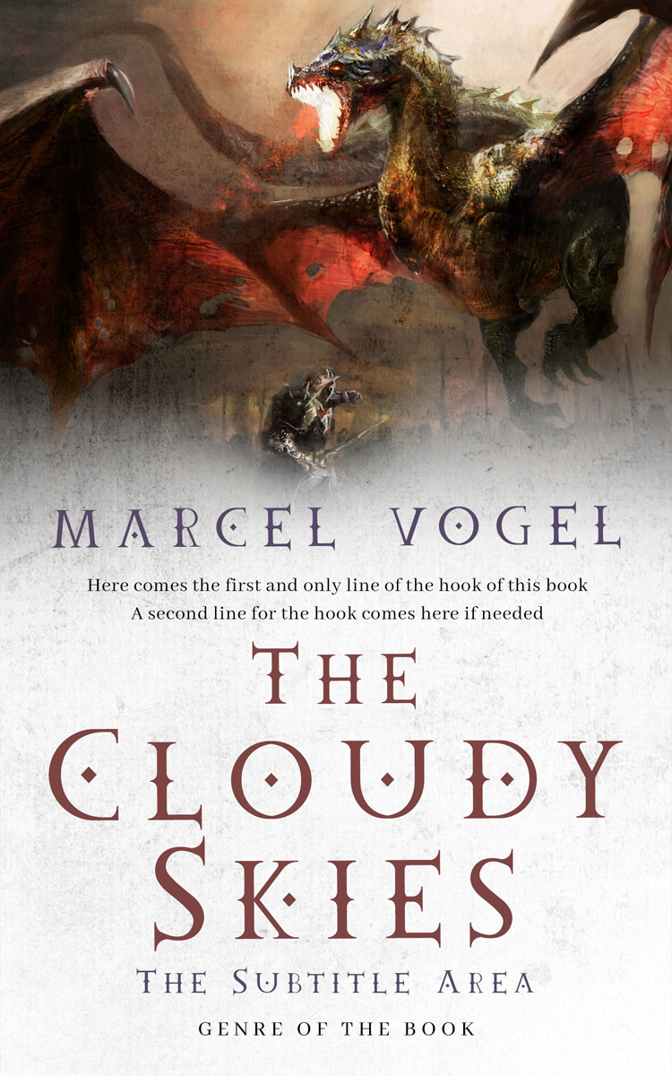 2D view of Eclipse #24369 - Premade Fantasy Book Cover