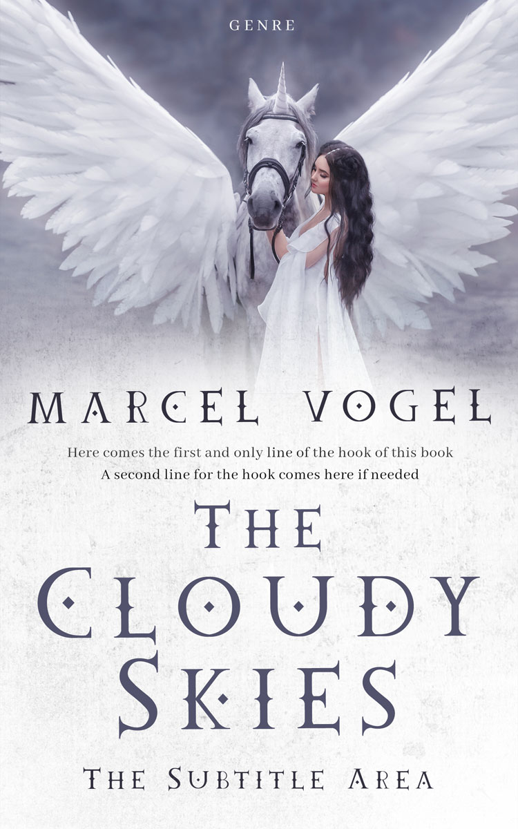 2D view of Mischka #24373 - Premade Fantasy Book Cover