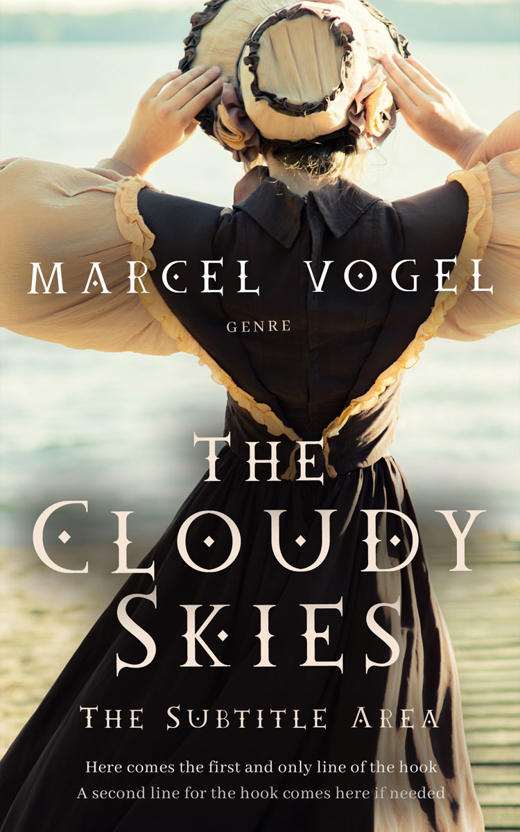 2D view of Cod Gray #24384 - Premade Romance Book Cover