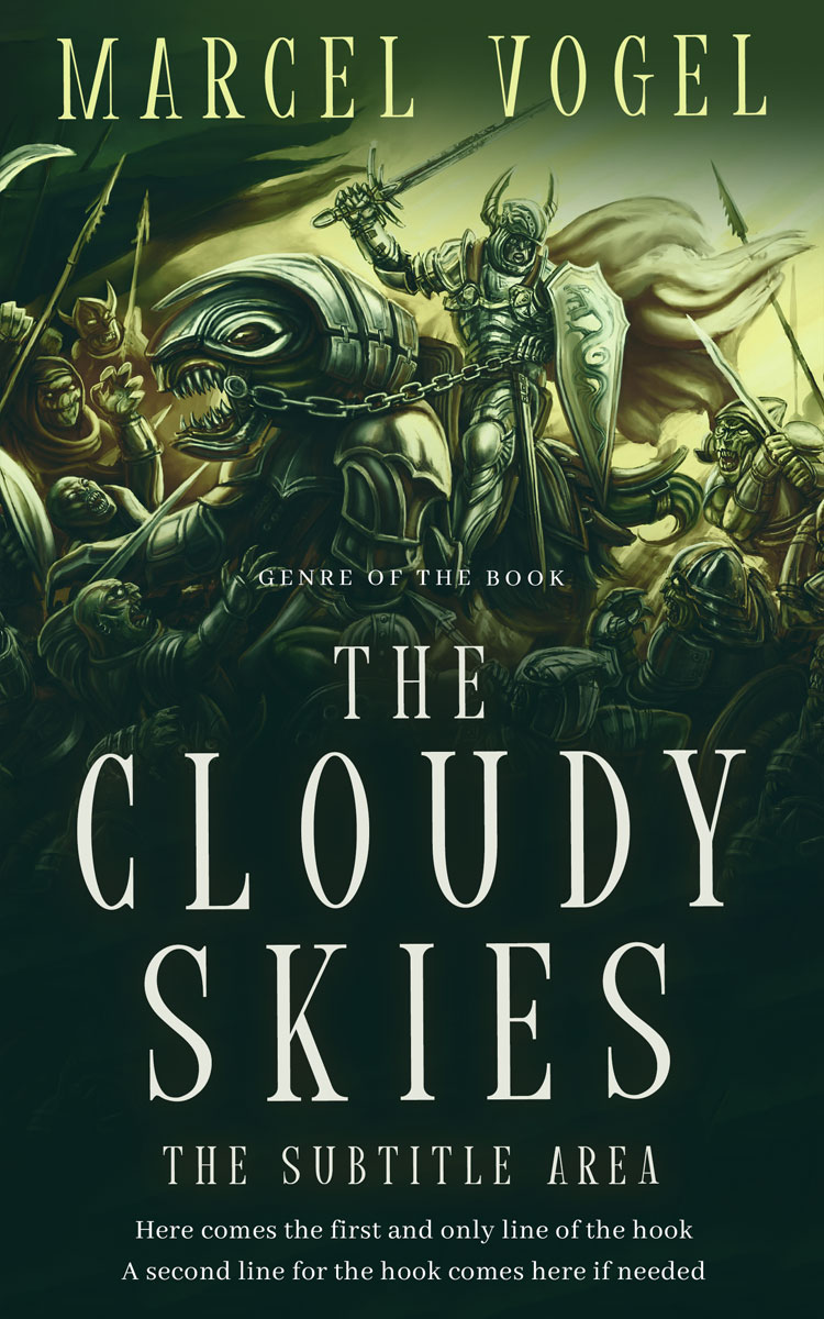 2D view of Celtic #24399 - Premade Fantasy Book Cover