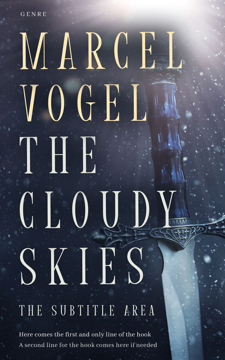 2D view of Premade Fantasy Book Cover - Ebony Clay