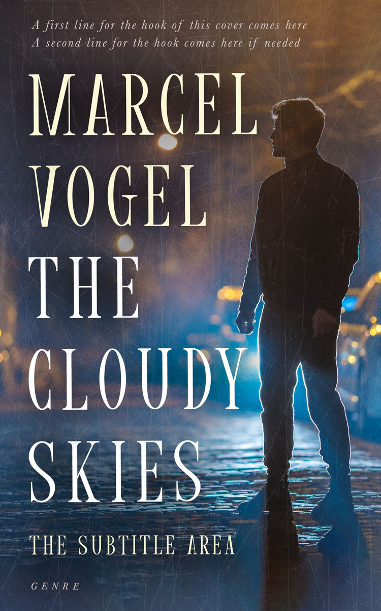 2D view of Bright Gray #24411 - Premade Mystery & Thriller & Suspense Book Cover