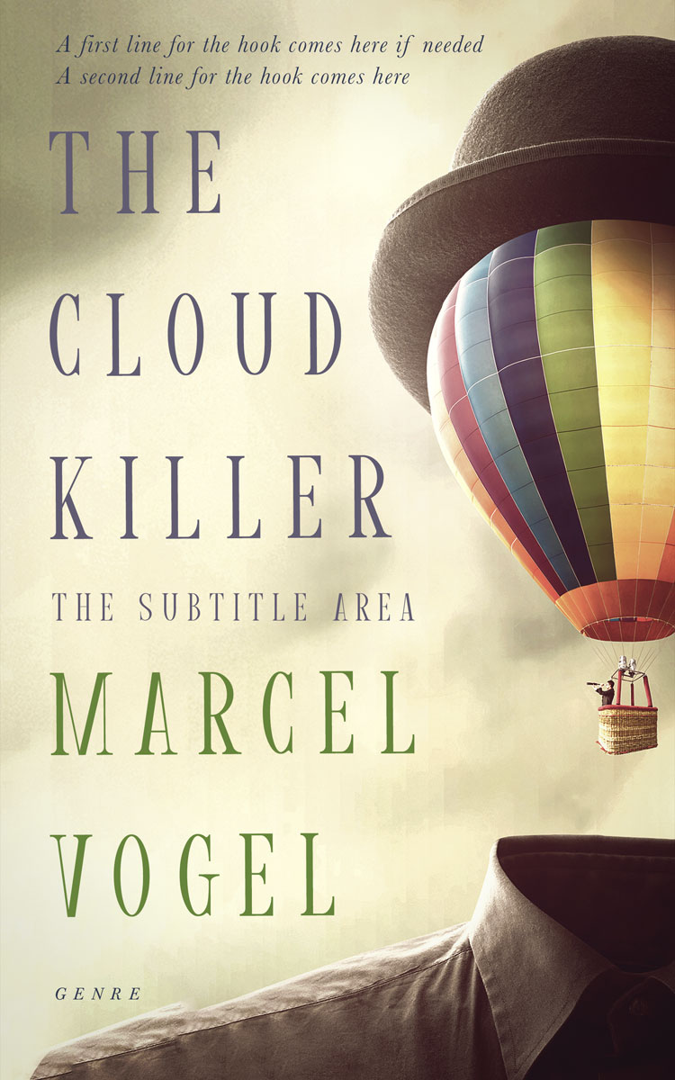 2D view of Premade Fantasy Book Cover - Parchment