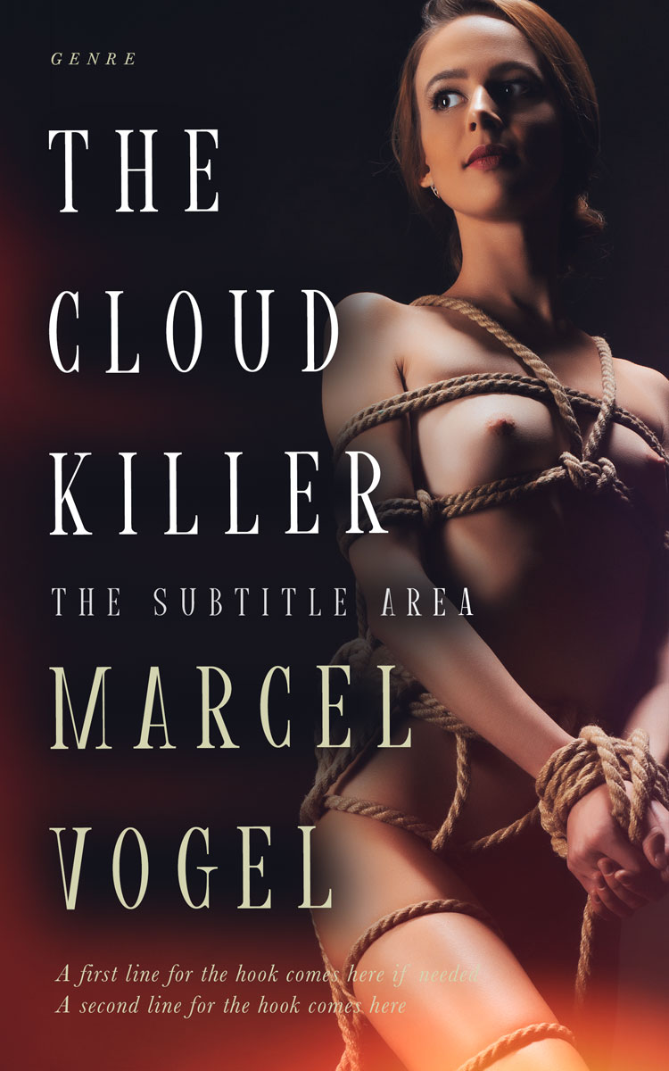 2D view of Premade Erotica Book Cover - Cocoa Brown