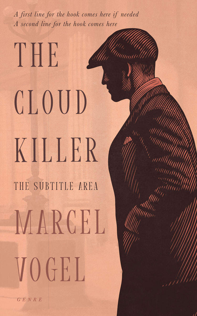 2D view of Cocoa Brown #24430 - Premade Historical Book Cover