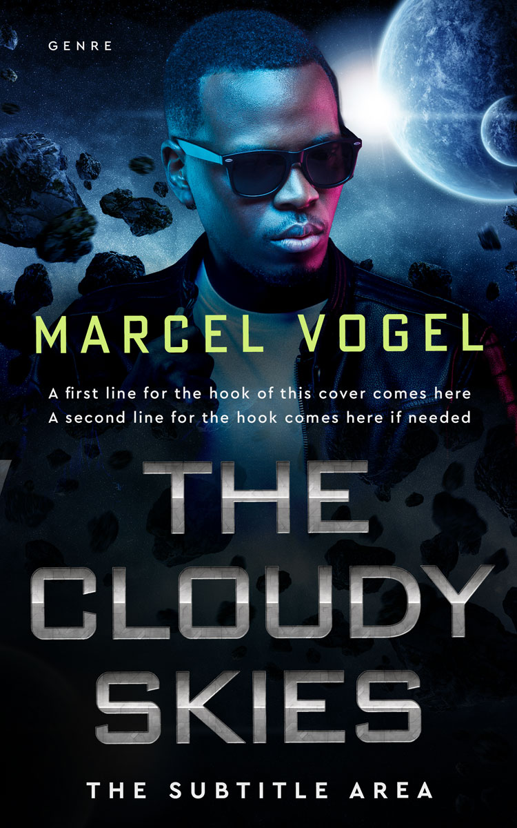 2D view of Ebony #24454 - Premade Apocalyptica Book Cover