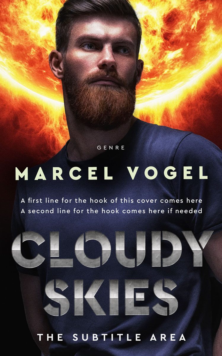 2D view of Porsche #24455 - Premade Science Fiction Book Cover