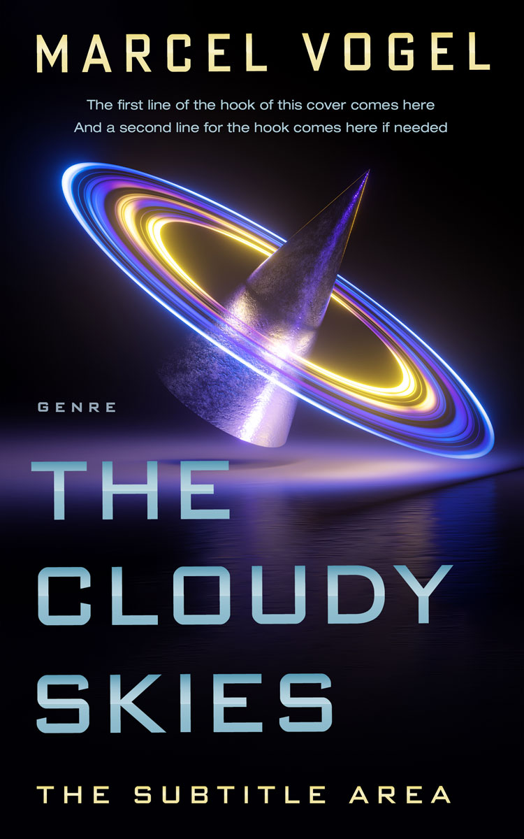 2D view of Cinder #24488 - Premade Science Fiction Book Cover