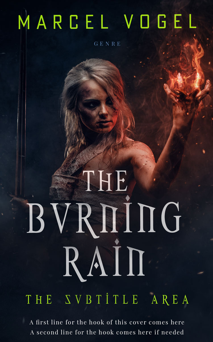 2D view of Premade Fantasy Book Cover - Bastille