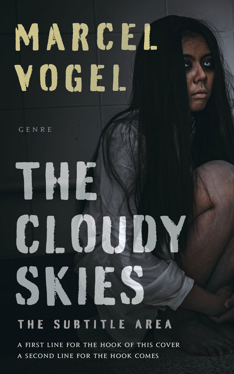 2D view of Shark #24503 - Premade Horror Book Cover