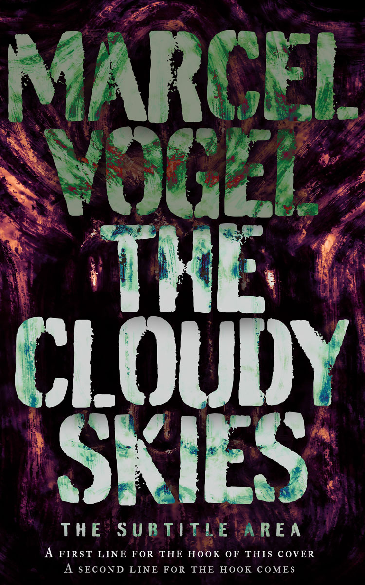 2D view of Premade Apocalyptica Book Cover - Gray Nickel