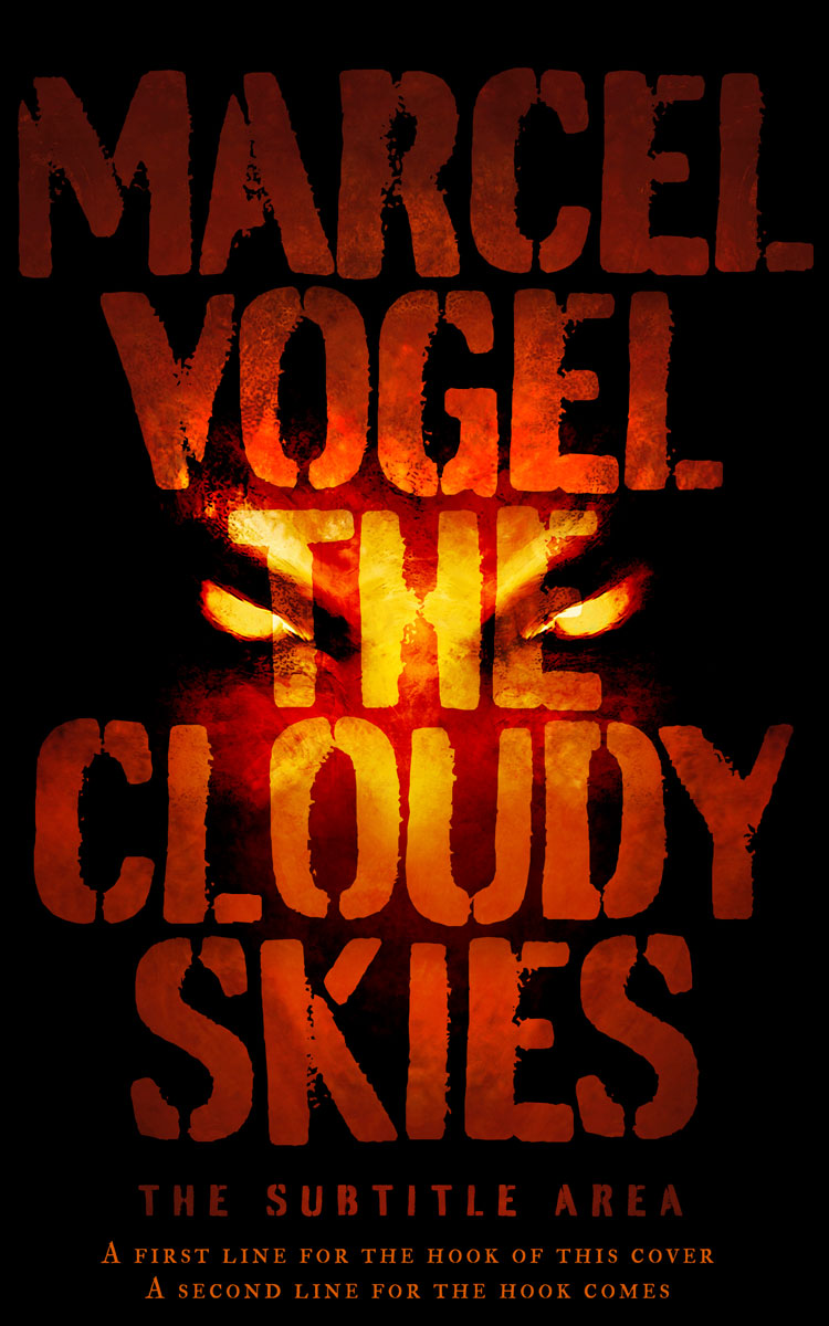 2D view of Premade Horror Book Cover - Fire