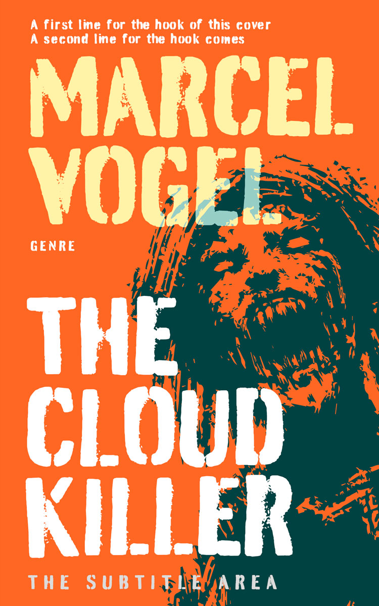 2D view of Orange #24521 - Premade Apocalyptica Book Cover