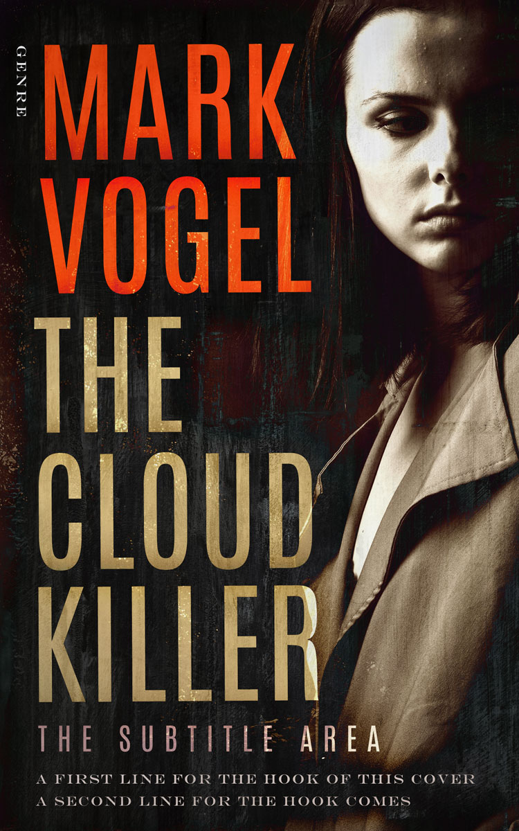 2D view of Premade Mystery & Thriller & Suspense Book Cover - Antique Brass