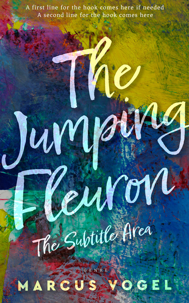 2D view of Oxford Blue #24588 - Premade Abstract Book Cover