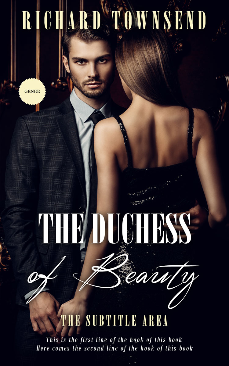 2D view of Premade Romance Book Cover - Mongoose