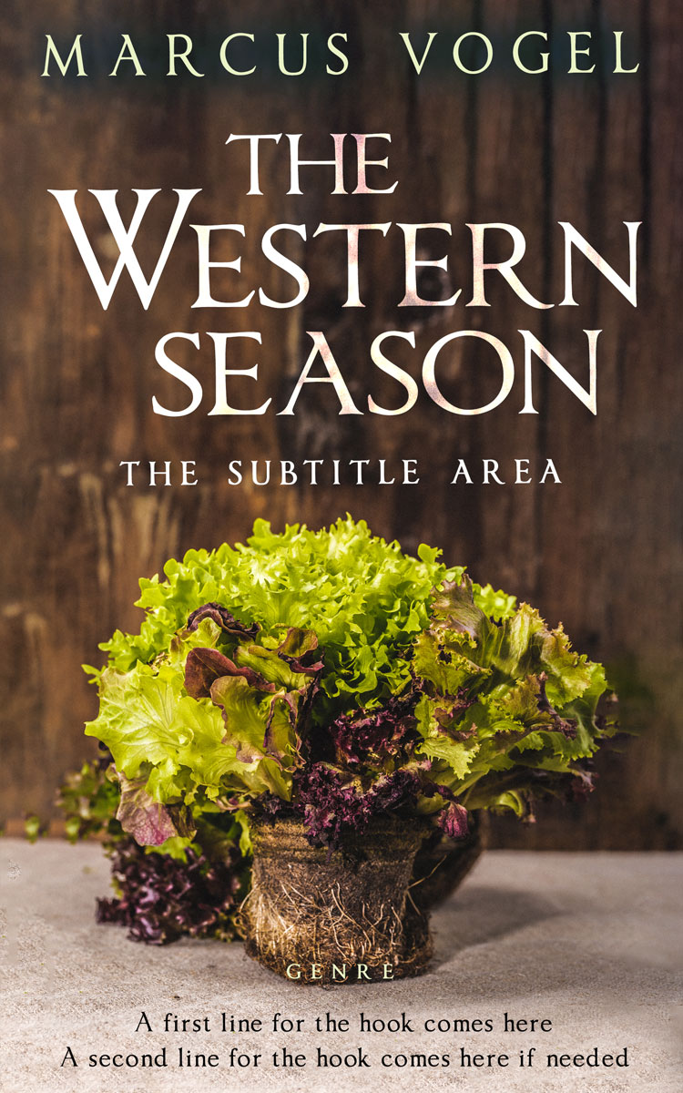 2D view of English Walnut #24600 - Premade Cookbooks & Food & Wine Book Cover