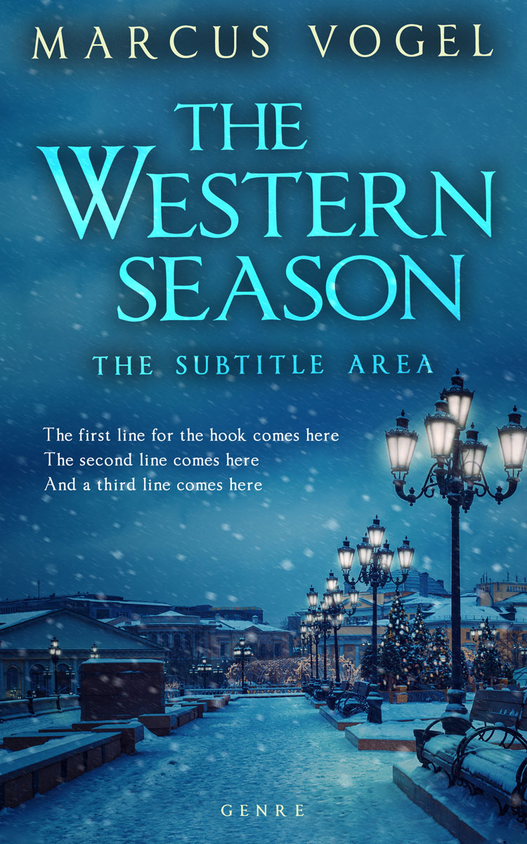 2D view of Blumine #24601 - Premade Romance Book Cover